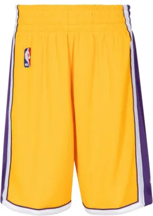 Mitchell & Ness NBA Authentic Shorts Los Angeles Lakers Home 2009-10 Yellow Purple ASHRGS18485-LALLTGD09