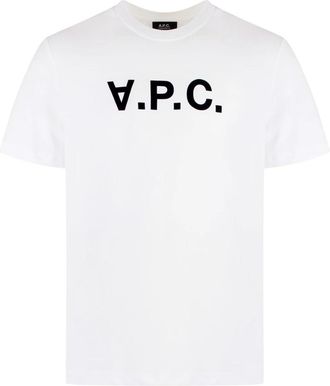 A.P.C. Standard Grand VPC katoenen T-shirt - Dames - T-shirts - Wit - S - Katoen - Tops