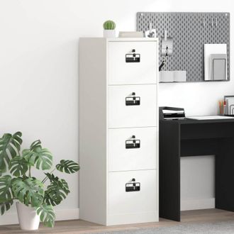 vidaXL Mueble Archivador Con Caj&oacute;n Amarillo Mostaza 45,5 X 42 X 139 Cm Vidaxl