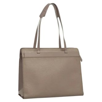 Louis Vuitton Tweedehands leren Louis Vuitton tassen - Dames - Pre-owned - Paars - Maat: ONE Size Leer