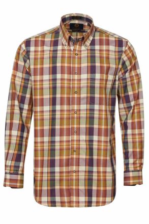 Viyella Mens Plaid Button Down Shirt In Sunburst