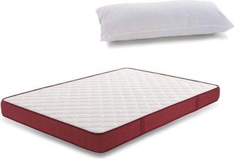 HOGAR 24 Hogar24 - Bz62-colch&oacute;n Viscoel&aacute;stico 80 X 190 Cm + Almohada Tacto Pluma, Con Tejido 3d Y Aloe Vera, Higi&eacute;nico-transpirable