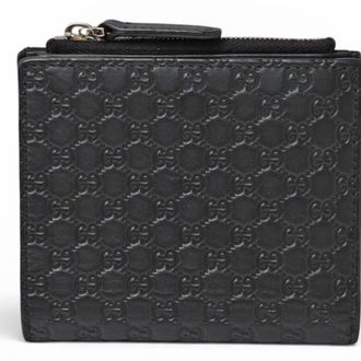 Gucci Black Leather Wallet (Bi-Fold) (Pre-Owned)