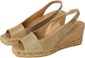 Toni Pons Fiore Womens Sandals Plati/Soft Gold : EU 41 (US Womens 9.5-10) M, Rubber/Synthetic