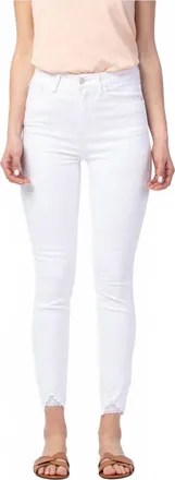 Judy Blue Hi-Waisted Non-Destroy Skinny Jeans In White