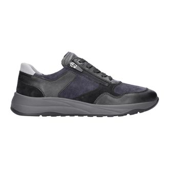 Waldl&auml;ufer Schoenen, Heren, Blauw, 46 EU, Leer, K-John Sneaker