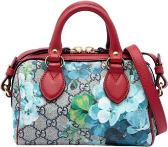 Gucci Pre-owned Mini Satchel - Dames - Vintage Mini Tas - Veelkleurig - ONE Size - Leer - Vintage