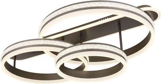 Globo Lighting Globo - Plaf&oacute;n - Grouni - N&iacute;quel - Metal - Plaf&oacute;n - Led