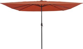 vidaXL Parasol De Jard&iacute;n Rojo, Negro 295 X 295 X 245 Cm Vidaxl