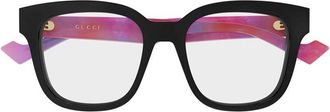 Gucci GG0958O016 Square Full-Rim Eyeglasses - Black