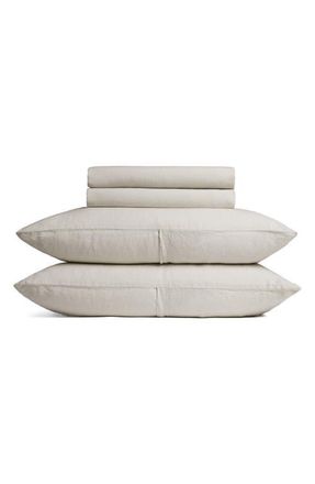 Parachute Linen Sheet Set in Bone at Nordstrom, Size California King