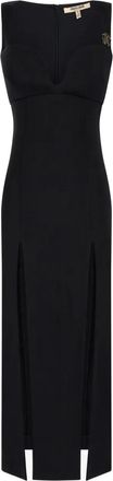 Roberto Cavalli Abito midi in jersey - Nero