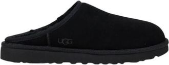 UGG UGG Zwarte Su&egrave;de Leren Klompen