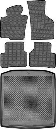 OEM Juego De Alfombrillas De Goma Para Coche Y Alfombrilla Para Maletero Para Volkswagen Passat B7 Sed&aacute;n (2010-2014)