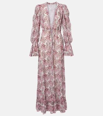 Bananhot Berta paisley beach cover-up