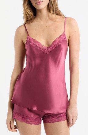 Etam Milky Silk Camisole in Blush at Nordstrom, Size X-Small