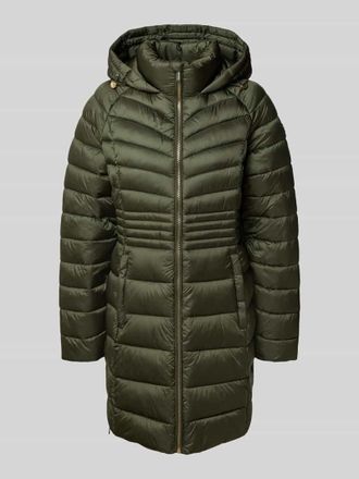 Michael Kors Steppmantel mit gefüttertem Stehkragen Modell Packable in Dunkelgruen, Größe XS