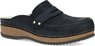 Dansko Maggy Penny Loafer Platform Clog in Black at Nordstrom, Size 42