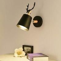 OEM Aplique De Pared E27 Creativo, Moderno Y Sencillo Con Forma De Cabeza De Ciervo, Estilo Art D&eacute;co N&oacute;rdico, Ideal Para La Habitaci&oacute;n De Un Ni&ntilde;o, Restaur