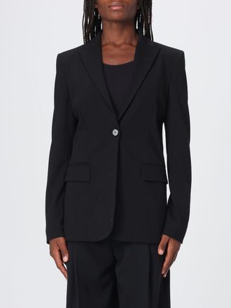Pinko Blazer monopetto slim fit in cr&ecirc;pe con chiusura a un bottone