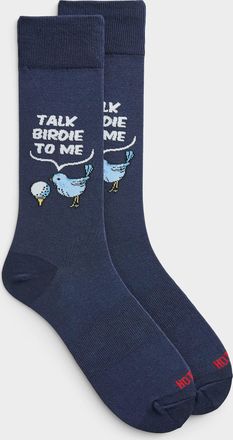 Hot Sox Mens Talk Birdie to Me socks