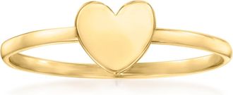Canaria Canaria 10kt Yellow Gold Heart Ring