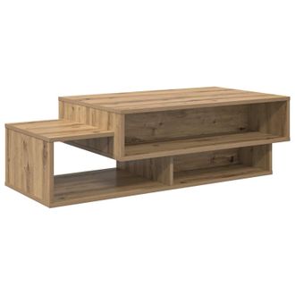 vidaXL Mesa De Caf&eacute; Roble Artesanal 105 X 50 X 32,5 Cm Vidaxl