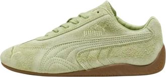Puma Speedcat Washed - Dames - Sneakers - Groen - 38 EU - Leer - Schoenen