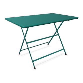 Emu Arc En Ciel Tavolo Rettangolare Pieghevole 110X70 Verde Oceano - Tiffany