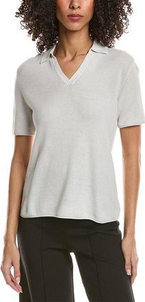 Theory Open Collar Top