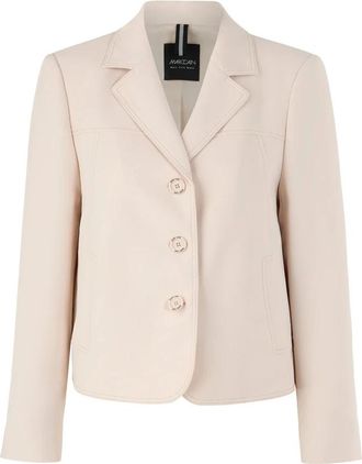 Marc Cain Sporty Blazer - Dames - Blazers - Beige - XL - Jassen