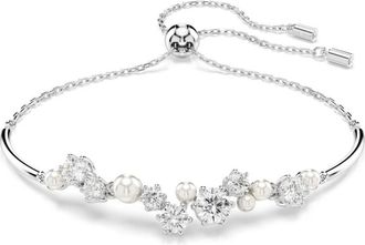 Swarovski Armband - Dames - Armbanden - Grijs - ONE Size - Polyester - Accessoires