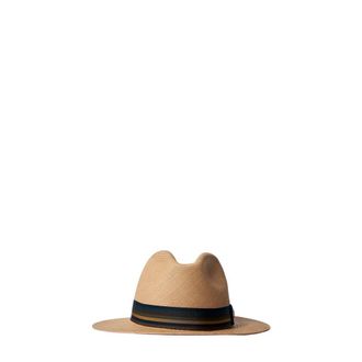 Max Mara Papieren Hoed - Dames - Accessoires - Beige - Maat: 57 CM