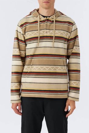O'Neill Newman Superfleece Poncho Hoodie In Khaki