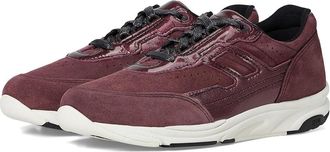 SAS Tour II Athletic Comfort Sneaker Womens Shoes Rhubarb Vino : 10.5 WW - Double Wide (D), Leather