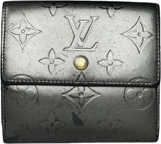 Louis Vuitton Pre-owned Vintage leren portemonnee - Dames - Vintage Accessoires - Zwart - ONE Size - Leer - Vintage