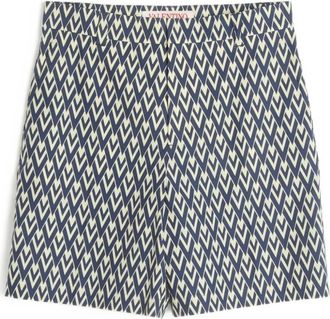 Valentino Garavani Bermuda Toute La V - Blu