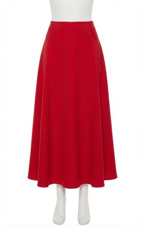 Z Supply Womens Northpointe Midi Skirt In Festive Red