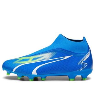 Puma Ultra Match+ Laceless FG/AG Ultra Blue White Green 107511-03