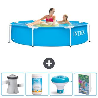 Intex Piscina Con Estructura Redonda - 244x51 Cm - 7-piezas Scb120