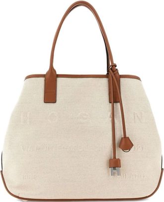 Hogan Mujer, Bolsos, Beige, Talla: ONE Size