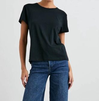 Rails Short Sleeve Classic Crew T-Shirt In Black