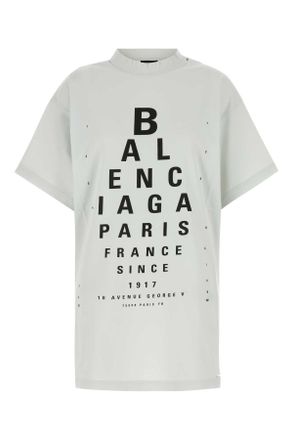Balenciaga Chalk Coton Oversize Shirt