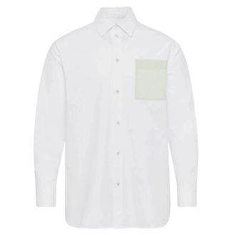 J.W.Anderson Heren, Overhemden, Wit, Maat: M Katoen