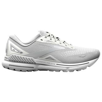 Brooks Womens Adrenaline GTS 23 - Shoes White/Oyster Size 10.0