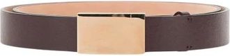 Victoria Beckham Accessoires, Dames, Rood, 90 CM, Leer, Portofino Spiegelriem