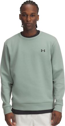 Under Armour Mens Ua Unstoppable Fleece Crew Eu Sweatshirt in Green/Black - Size 2XL