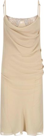 The Attico Abito Midi Con Strass