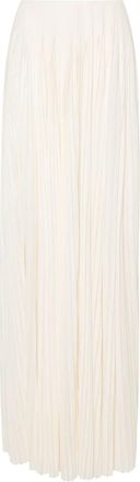 Saint Laurent Pleated Maxi Skirt