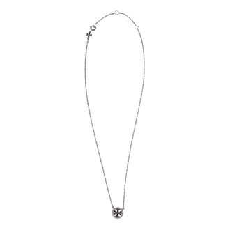 Tory Burch Colgante Collar Pav&eacute; - Accessories - Mujer - Gris - ONE SIZE